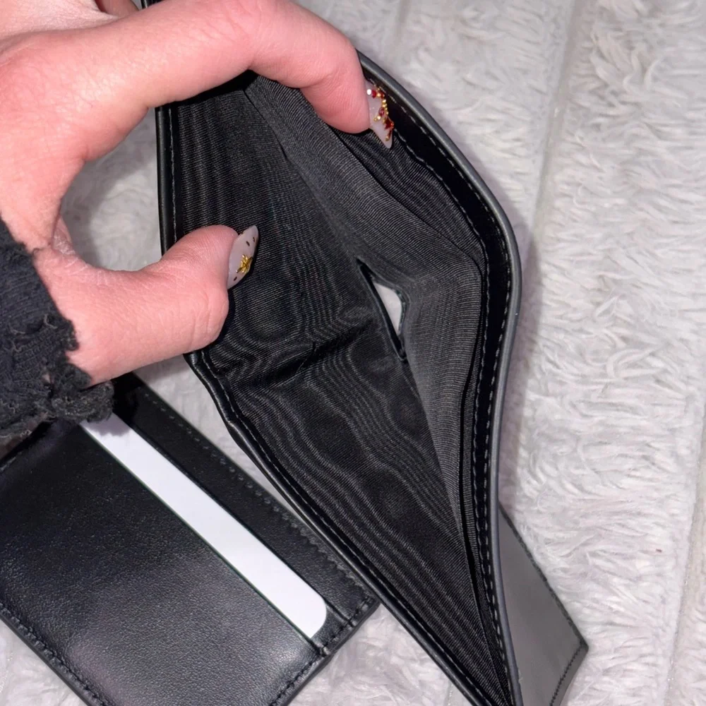 Black Leather Wallet - Picture 5 of 5